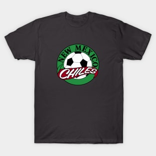 Defunct New Mexico Chiles Soccer 1991 T-Shirt